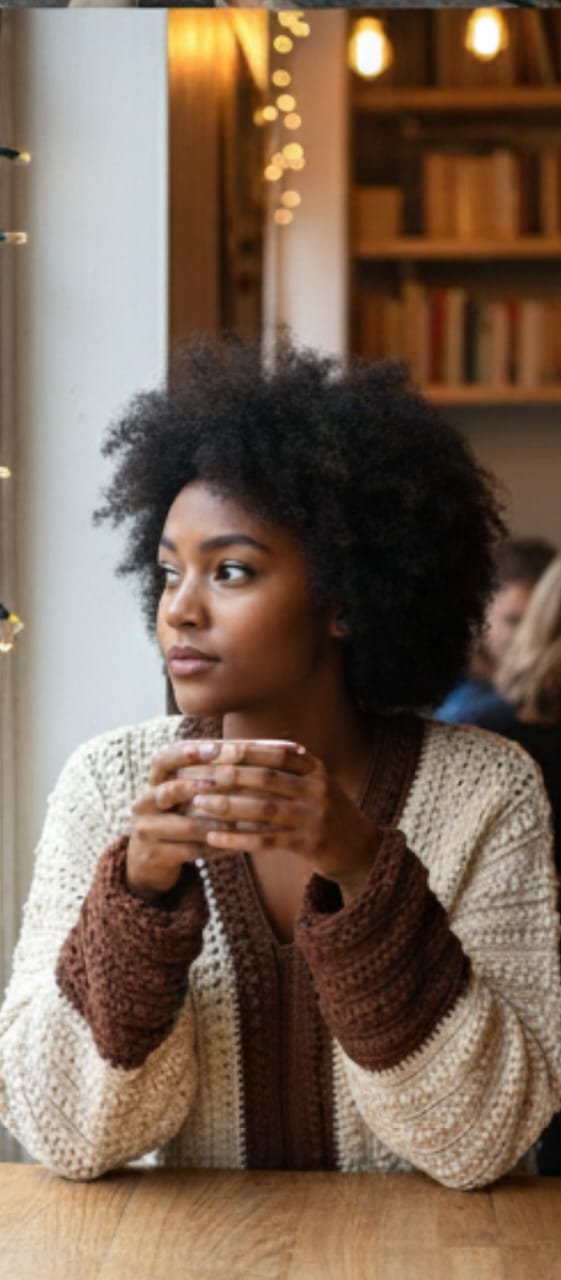 Suéter artesanal color café con leche con escote en V. Tejido en mezcla de algodón y acrílico. Suave, ligero y perfecto para cualquier look. Suéter artesanal color café con leche con escote en V. Tejido en mezcla de algodón y acrílico. Suave, ligero y perfecto para cualquier look.